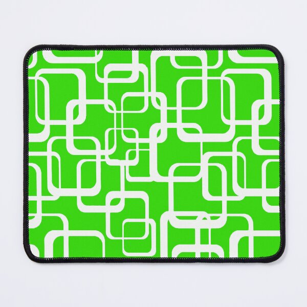 Item preview, Retro MCM Square Motif Vintage Pattern 10 Green designed and sold by taiche.