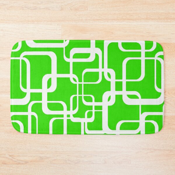 Item preview, Retro MCM Square Motif Vintage Pattern 10 Green designed and sold by taiche.