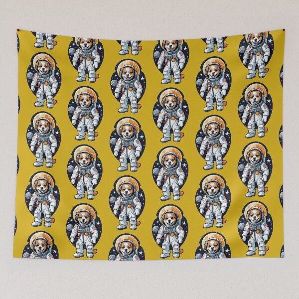 Item preview, Dogstronaut (#10) dog astronaut in space [Create a set!] designed and sold by SolidEarthArt.