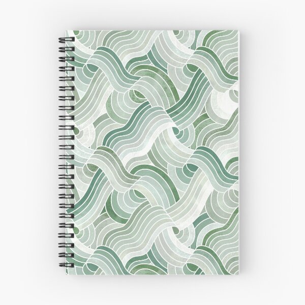 Item preview, Stone Textured Linework Swells - Green Hues designed and sold by TigaTiga.