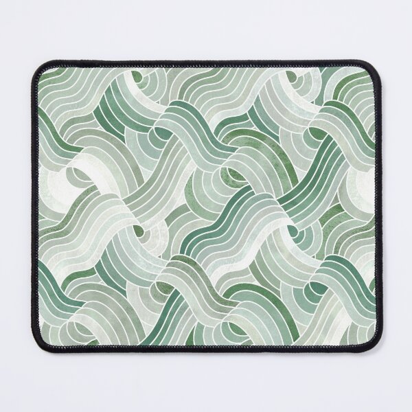 Item preview, Stone Textured Linework Swells - Green Hues designed and sold by TigaTiga.