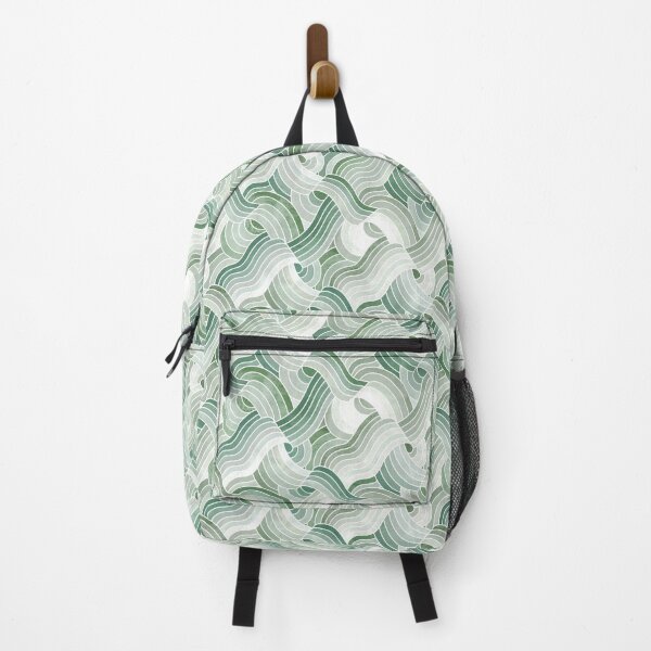 Item preview, Stone Textured Linework Swells - Green Hues designed and sold by TigaTiga.