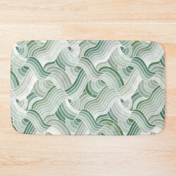 Item preview, Stone Textured Linework Swells - Green Hues designed and sold by TigaTiga.