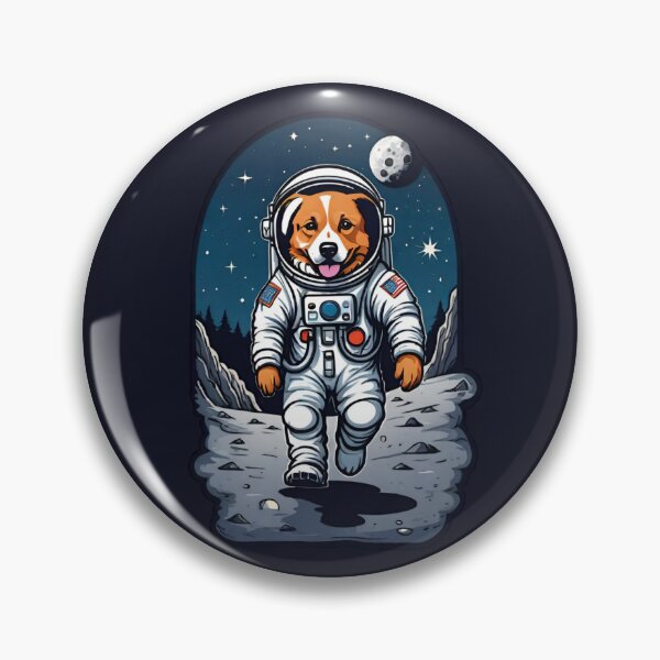Item preview, Dogstronaut (#12) dog astronaut in space [Create a set!] designed and sold by SolidEarthArt.