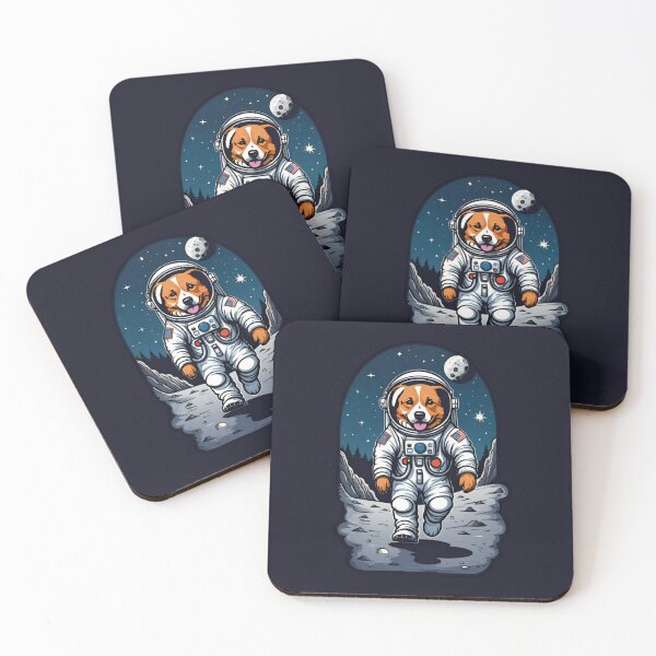 Item preview, Dogstronaut (#12) dog astronaut in space [Create a set!] designed and sold by SolidEarthArt.