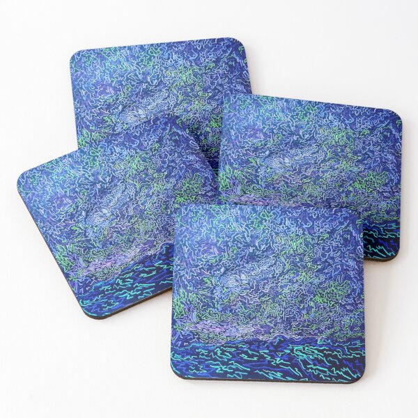 Item preview, Starry sky universe in colorful landscape designed and sold by Auti-Animals.