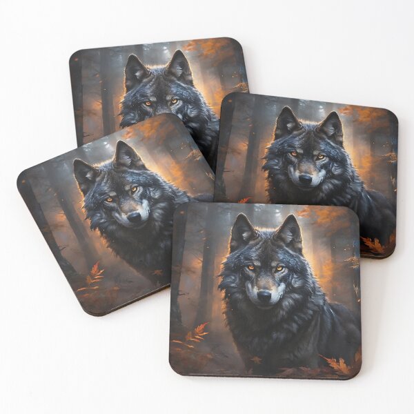 Item preview, lobo en el bosque designed and sold by Marcicev-Bojan.