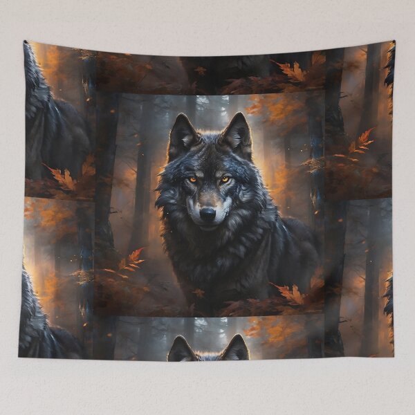 Item preview, lobo en el bosque designed and sold by Marcicev-Bojan.
