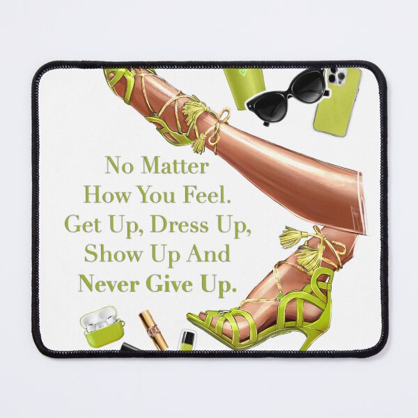 Item preview, Never Give App Green Summer Vibe designed and sold by AllessyArt.