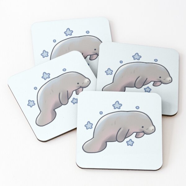 Item preview, Funny manatee illustration  designed and sold by Artofmayara.