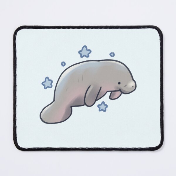 Item preview, Funny manatee illustration  designed and sold by Artofmayara.