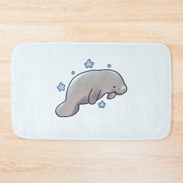 Item preview, Funny manatee illustration designed and sold by Artofmayara.