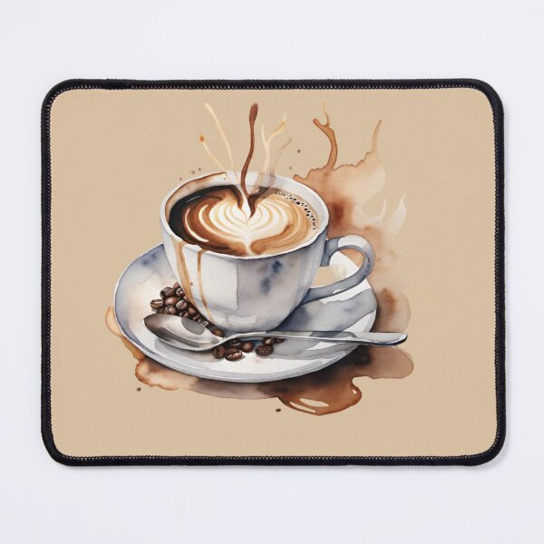 Item preview, Coffee Mug Watercolor Clipart designed and sold by nesxdan.