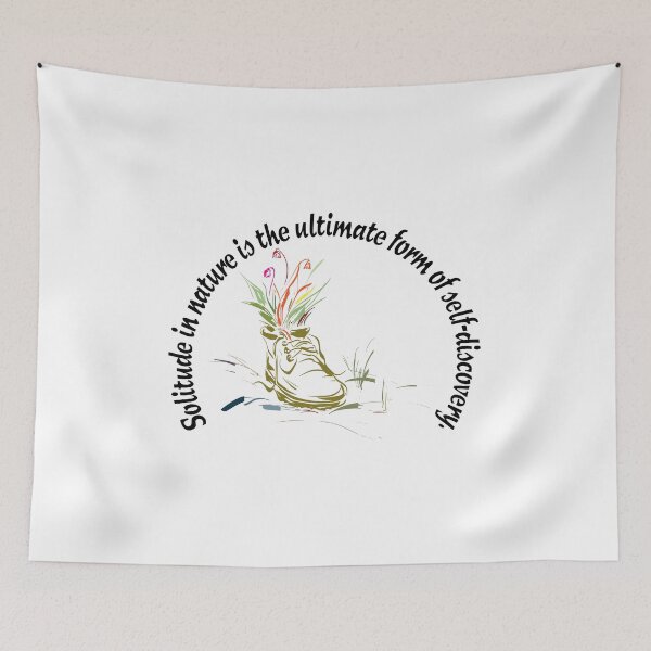 Item preview, Solitude in nature is the ultimate form of self-discovery. (Solo Hiker) designed and sold by BenO63.