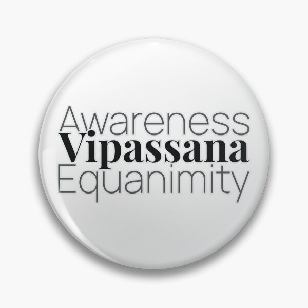Item preview, Vipassana Meditation Awareness Equanimity Anapana Upekkha designed and sold by GraTEEtude.