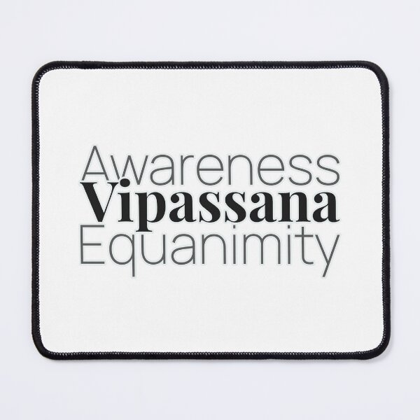 Item preview, Vipassana Meditation Awareness Equanimity Anapana Upekkha designed and sold by GraTEEtude.