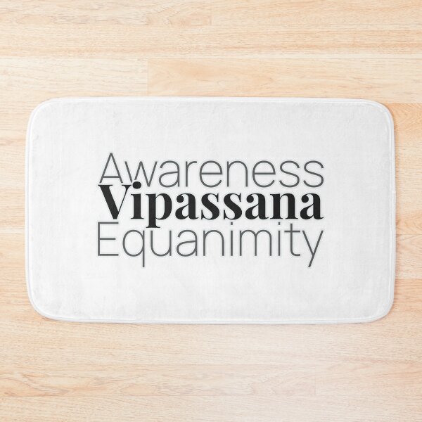 Item preview, Vipassana Meditation Awareness Equanimity Anapana Upekkha designed and sold by GraTEEtude.