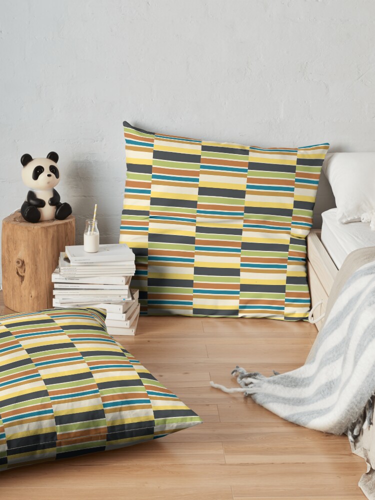 Alternate view of Cuba Street Stripe Floor Pillow