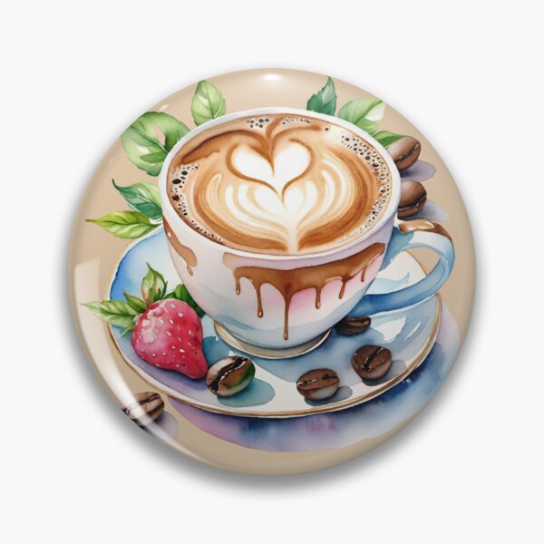Item preview, Coffee Mug Watercolor Clipart III designed and sold by nesxdan.