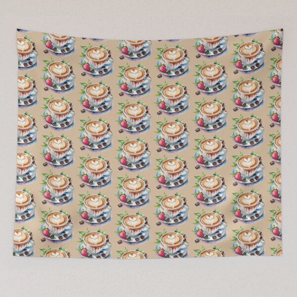 Item preview, Coffee Mug Watercolor Clipart III designed and sold by nesxdan.