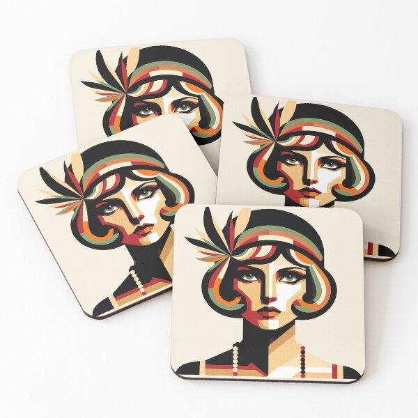 Item preview, Art Deco Flapper Collection #1 025 - Vivienne designed and sold by elektronen.