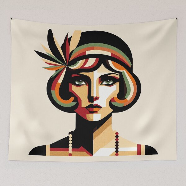 Artikelvorschau, Art-Deco-Flapper-Kollektion Nr. 1 025 - Vivienne entworfen und verkauft von elektronen.