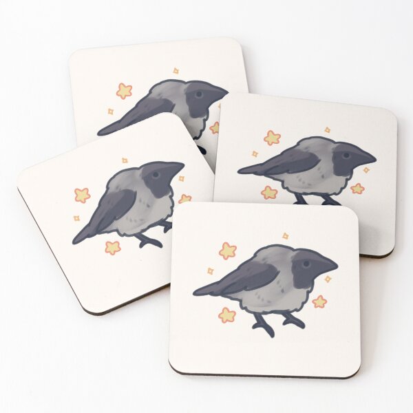Item preview, Funny hooded crow with stars  designed and sold by Artofmayara.