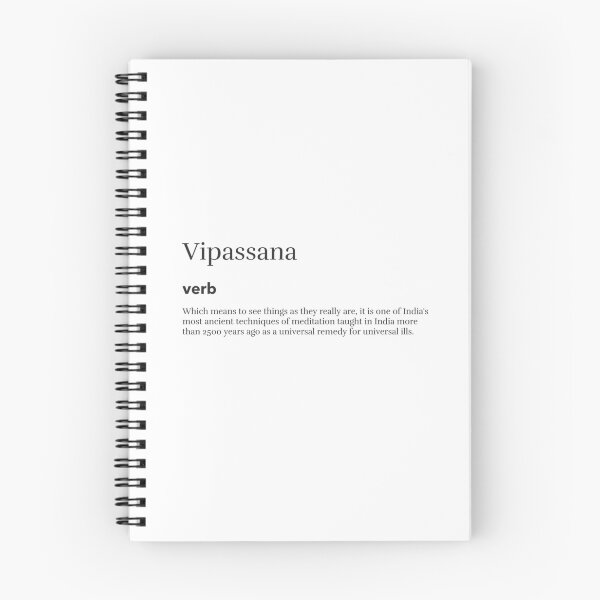Item preview, Vipassana Meditation Definition designed and sold by GraTEEtude.