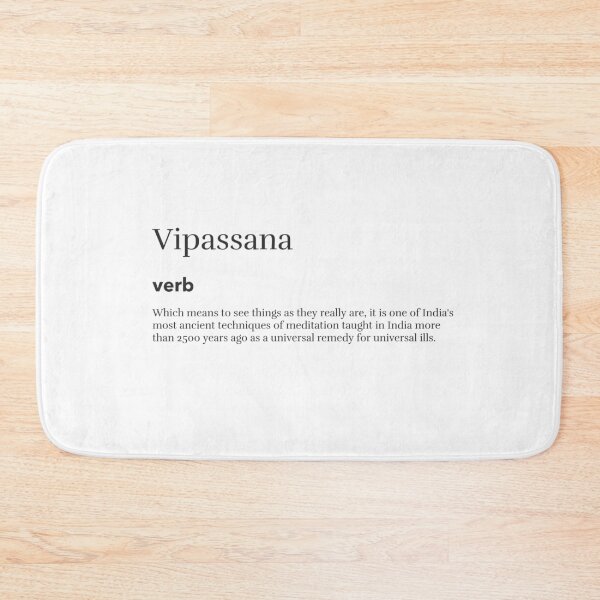 Item preview, Vipassana Meditation Definition designed and sold by GraTEEtude.