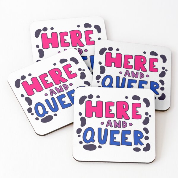 Item preview, Here And Queer Bisexual  designed and sold by TheDawuMonsta.
