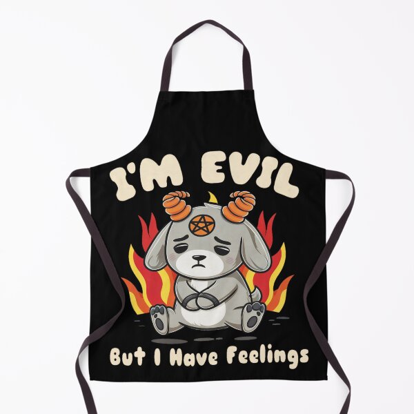 Item preview, I'm Evil But I Have Feelings Goat designed and sold by AlphaTeez.