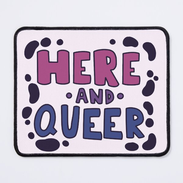 Item preview, Here And Queer Pastel Bisexual  designed and sold by TheDawuMonsta.