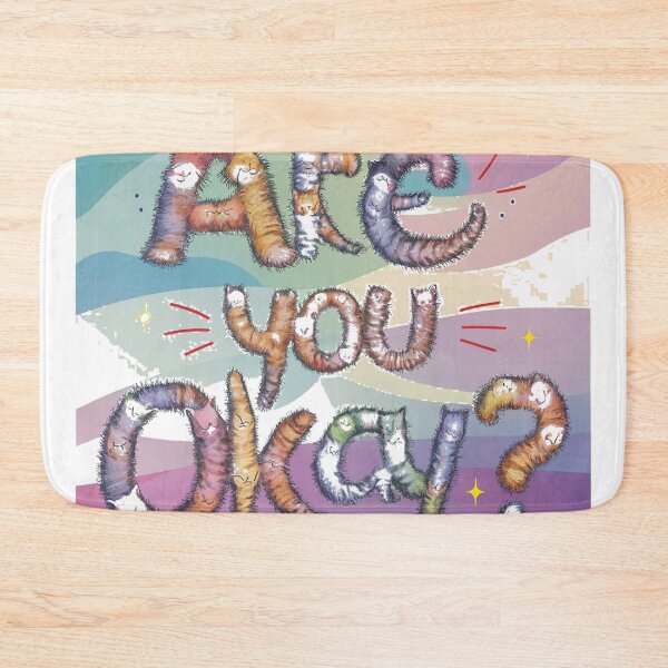 Item preview, Are you okay illustration  cats colouring  designed and sold by RAZ1995.