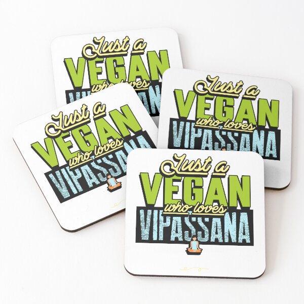 Item preview, Just A Vegan Who Loves Vipassana Meditation designed and sold by GraTEEtude.