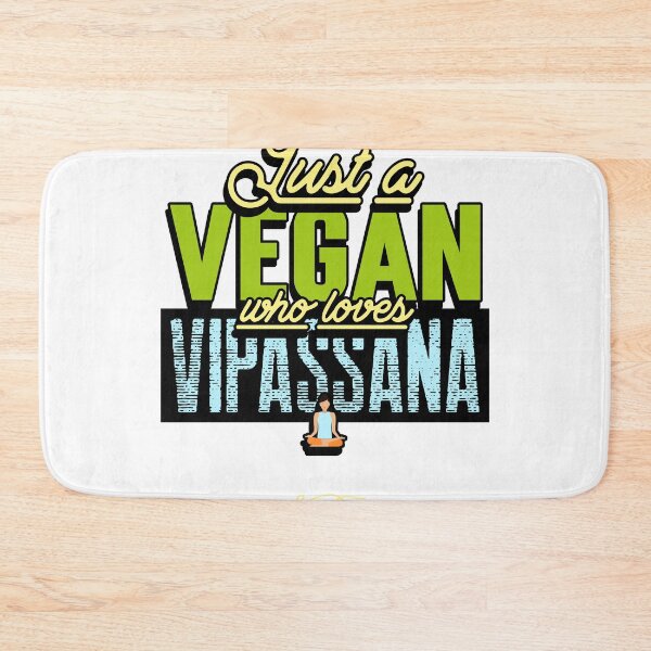 Item preview, Just A Vegan Who Loves Vipassana Meditation designed and sold by GraTEEtude.