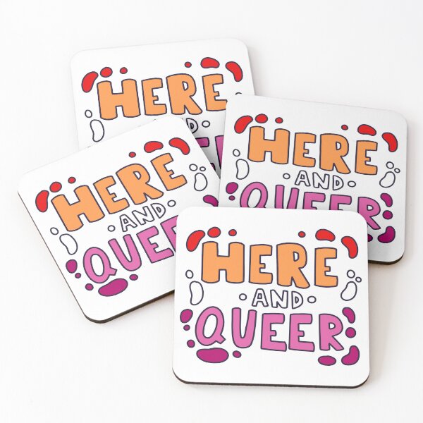 Item preview, Here And Queer lesbian  designed and sold by TheDawuMonsta.