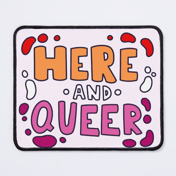 Item preview, Here And Queer lesbian  designed and sold by TheDawuMonsta.