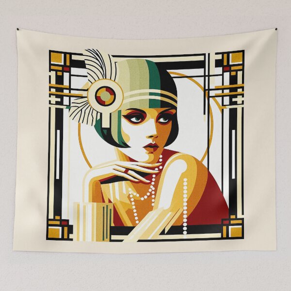 Item preview, Art Deco Flapper Collection #1 027 - Celeste designed and sold by elektronen.