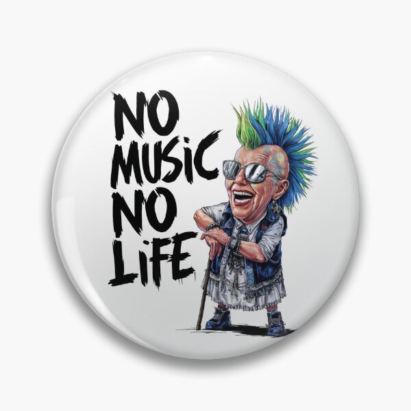 Item preview, No music, no life designed and sold by tee-blah-blah.
