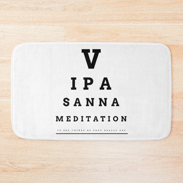 Item preview, Vipasanna Meditation Spiritual Anapana Liberation Typography designed and sold by GraTEEtude.