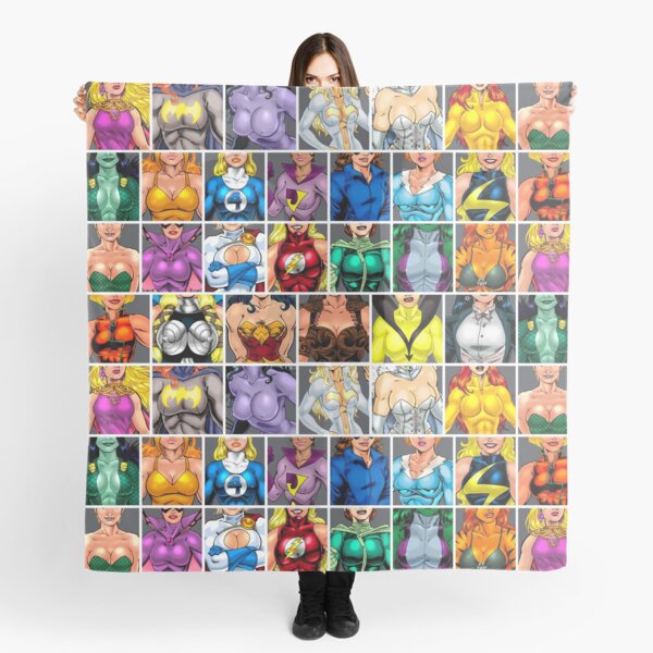 Superheroine ABC's APPAREL Scarf
