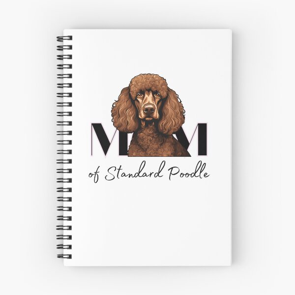 Item preview, Minimalistic aesthetic Mom of chocolate brown standard poodle designed and sold by GoodyPaws.