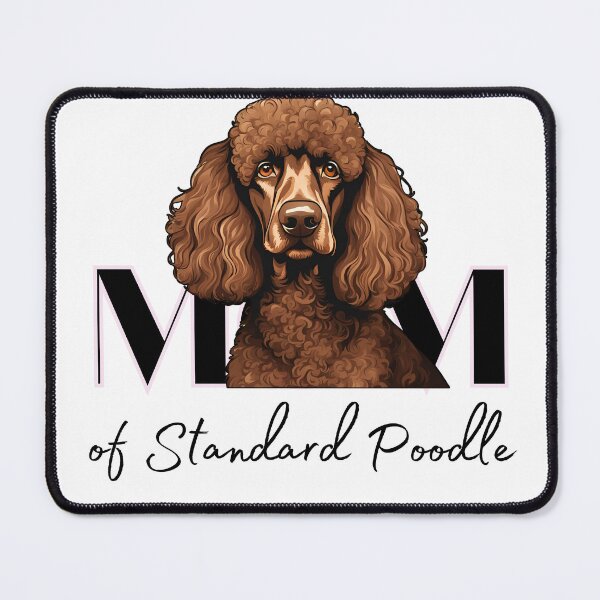 Item preview, Minimalistic aesthetic Mom of chocolate brown standard poodle designed and sold by GoodyPaws.