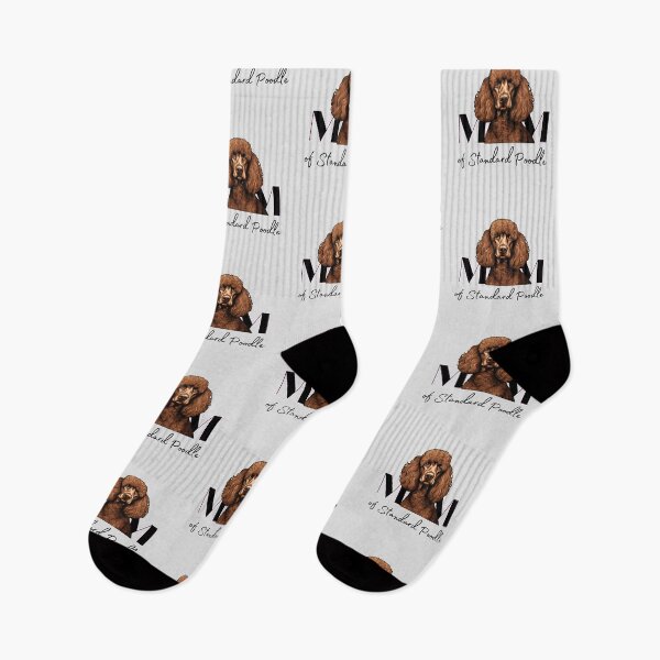 Item preview, Minimalistic aesthetic Mom of chocolate brown standard poodle designed and sold by GoodyPaws.