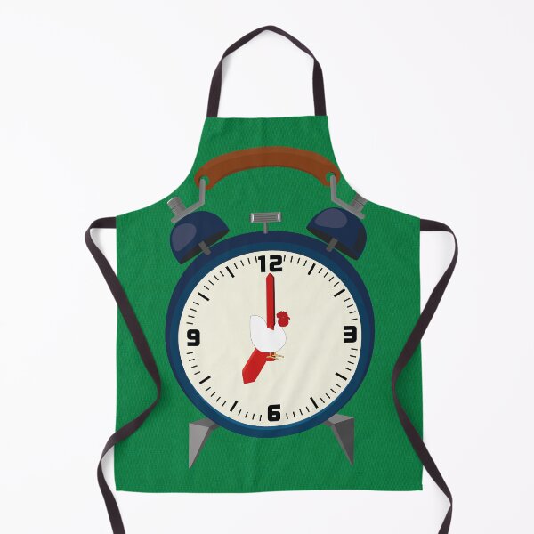 Item preview, Retro Chicken Alarm Clock for morning routine designed and sold by flybubblegum.