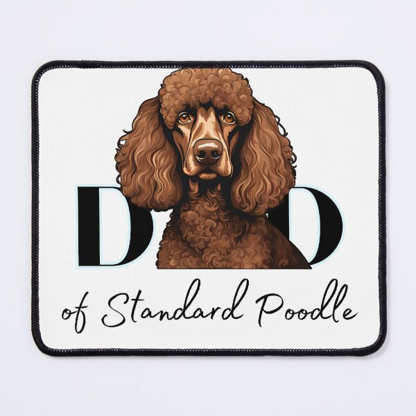 Item preview, Minimalistic aesthetic Dad of chocolate brown standard poodle designed and sold by GoodyPaws.