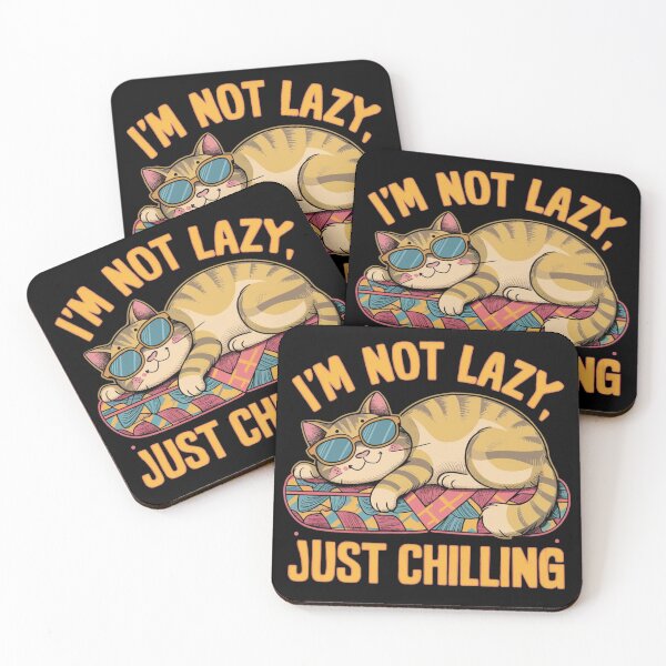 Item preview, I'm not lazy, just chilling designed and sold by PureViolence.