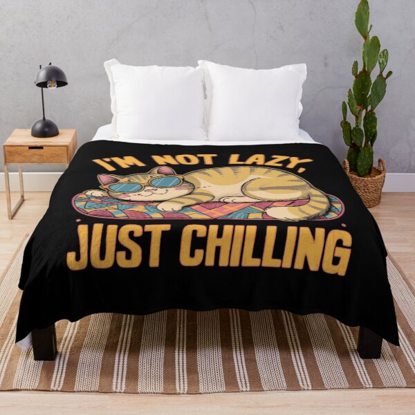 Item preview, I'm not lazy, just chilling designed and sold by PureViolence.
