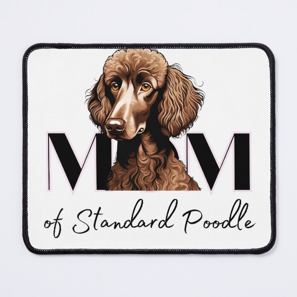 Item preview, Minimalistic aesthetic Mom of chocolate brown standard poodle designed and sold by GoodyPaws.