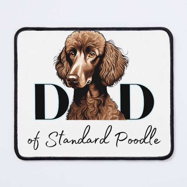 Item preview, Minimalistic aesthetic Dad of chocolate brown standard poodle designed and sold by GoodyPaws.
